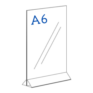 Тейбл тент формата А6 вертикальный